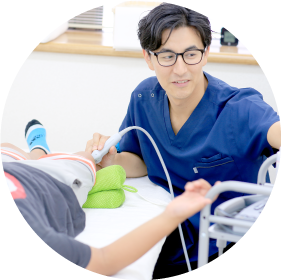 02 エコーを使った診察が出来る!